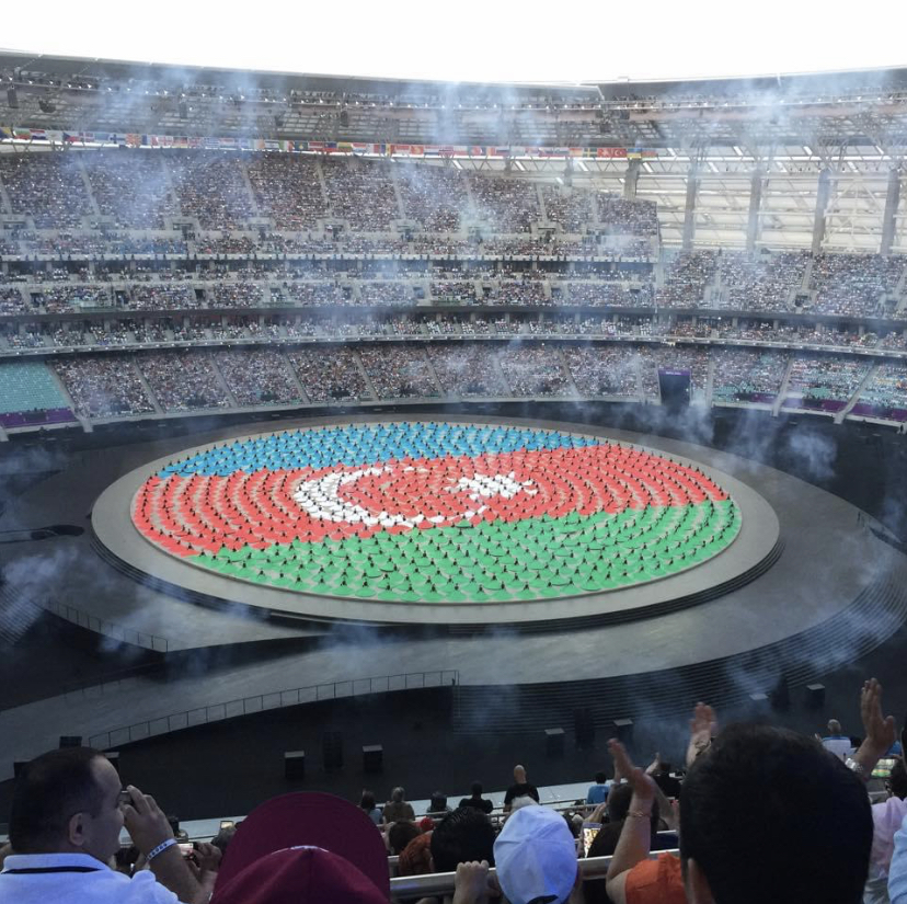BAKÜ AVRUPA OLİMPİYAT AÇILIŞ TÖRENİNE KATILIM SAĞLADIK. AZERBAYCAN HUKUK SİSTEMİ HAKKINDA BİLGİ ALDIK.
